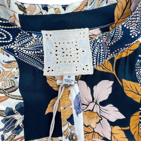 Johnny Was Luna Silk Mini Dress Size Medium - Picture 11 of 16